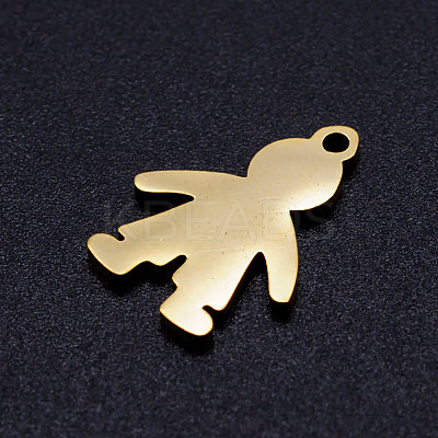 Ion Plating(IP) 304 Stainless Steel Pendants STAS-Q201-JN327-2-1