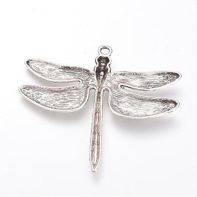 Tibetan Style Alloy Big Pendants TIBE-S302-01AS-NR-1
