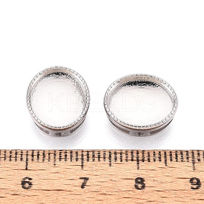 925 Sterling Silver Multi-Strand Link Cabochon Settings STER-N016-64P-1