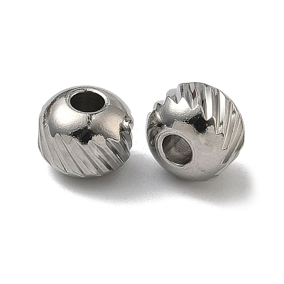 Tarnish Resistant 304 Stainless Steel Beads STAS-G133-10P-1
