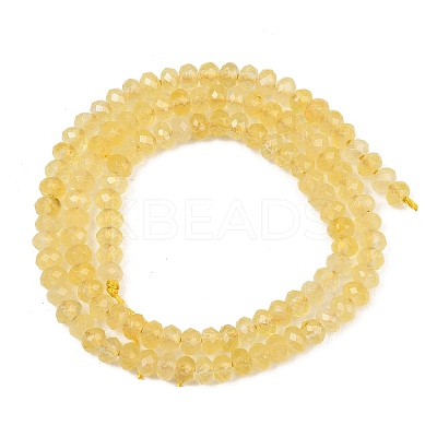 Dyed Natural Malaysia Jade Rondelle Beads Strands X-G-E316-2x4mm-47-1