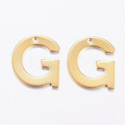 304 Stainless Steel Charms STAS-P141-G-1