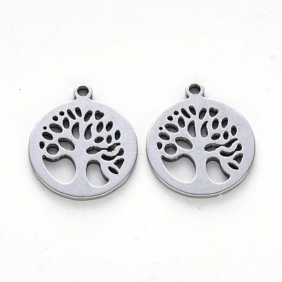 Non-Tarnish 304 Stainless Steel Pendants X-STAS-N092-09-1