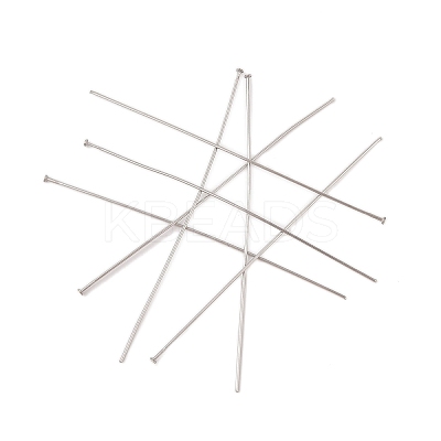 304 Stainless Steel Flat Head Pins LS-X-STAS-Z089-03P-08-1