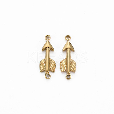 Ion Plating(IP) 304 Stainless Steel Connector Charms STAS-N097-099LG-NR-1