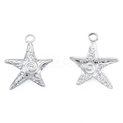 Non-Tarnish 201 Stainless Steel Pendants STAS-N098-230P-1