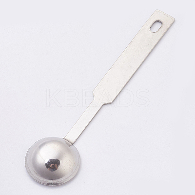 Stainless Steel Wax Seal Spoon X-DIY-WH0056-02-1