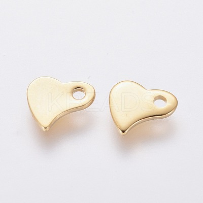 201 Stainless Steel Charms STAS-L234-043G-1