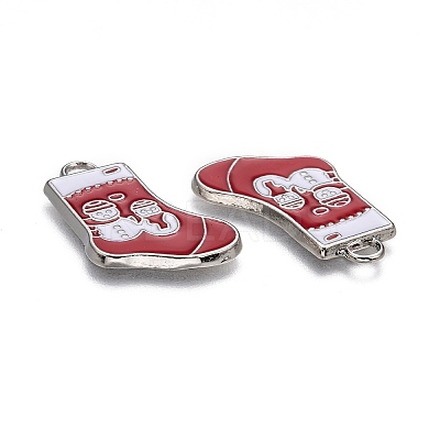 Alloy Enamel Pendants ENAM-P030-4-1