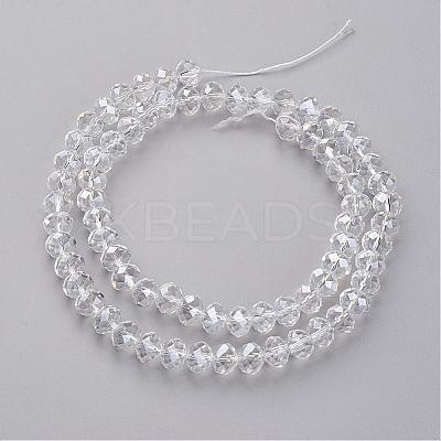 Glass Beads Strands GR10MMY-01L-1