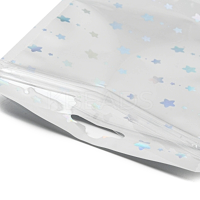 Rectangle Laser Plastic Yin-yang Zip Top Gift Bags X1-OPP-E004-01B-A02-1