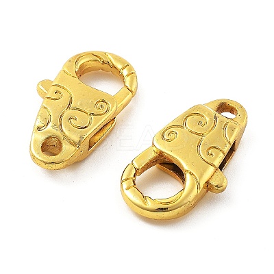 Brass Lobster Claw Clasps KK-R216-18C-G-1