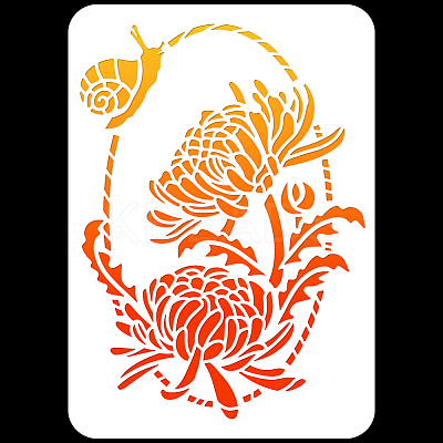 PET Hollow Out Drawing Painting Stencils DIY-WH0421-0055-1