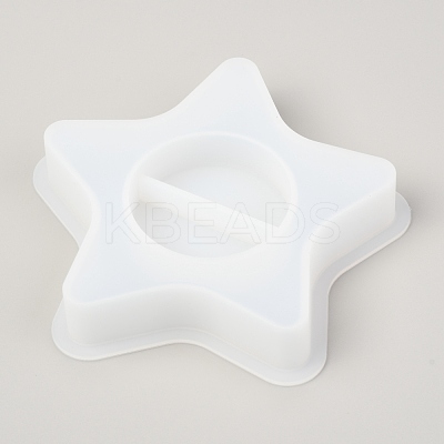 Star Candle Holder Silicone Molds DIY-I046-13-1