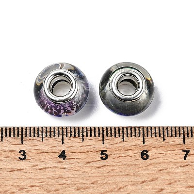 Drawbench Resin European Large Hole Beads DACR-S011-02-1