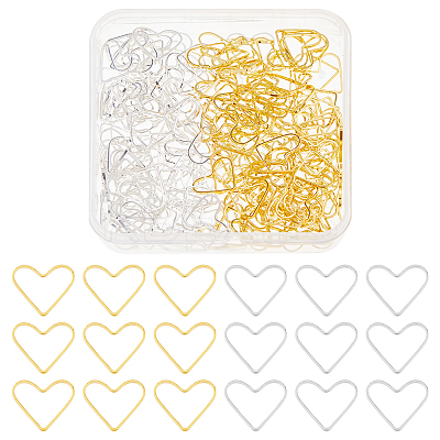 200Pcs 2 Colors Brass Linking Rings KK-DC0004-16-1