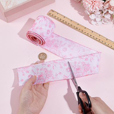 Polyester Satin Ribbon SRIB-WH0001-06C-1