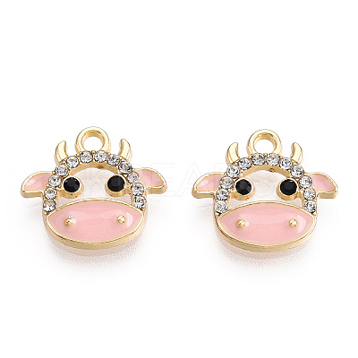 Eco-Friendly Zinc Alloy Charms X-FIND-N048-039C-NR-1