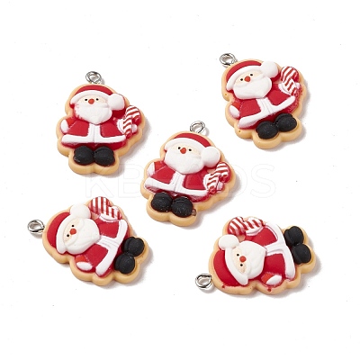 Christmas Theme Opaque Resin Pendants FIND-E025-03-1