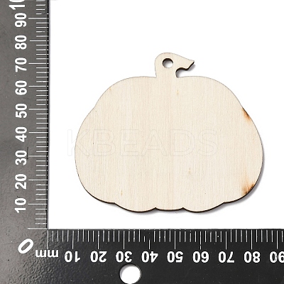 Halloween Printed Wooden Big Pendants WOOD-I016-01F-1