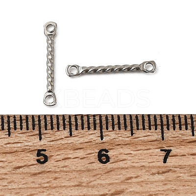 Tarnish Resistant 304 Stainless Steel Link Connectors STAS-S117-018-1