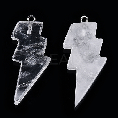 Natural Quartz Crystal Pendants G-N332-53-A22-1
