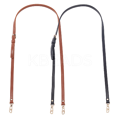 2 Pcs 2 Colors PU Leather Bag Handles FIND-CA0002-01-1