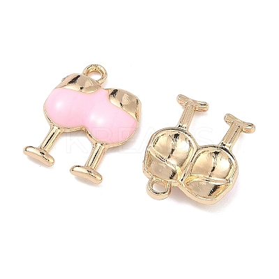 Alloy Enamel Pendants FIND-B061-03G-1