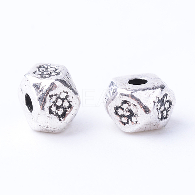 Tibetan Style Alloy Spacer Beads LS-TIBE-Q063-70AS-NR-1