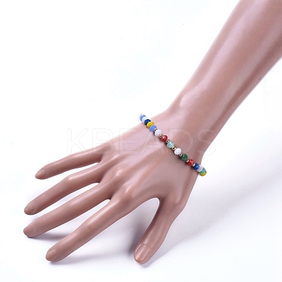 Glass Beads Jewelry Sets SJEW-JS01088-1