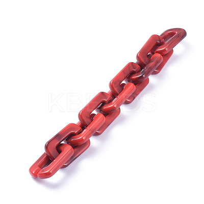 Handmade Acrylic Cable Chains AJEW-JB00531-03-1