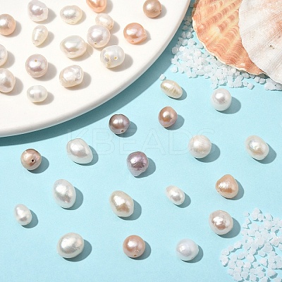 10Pcs Natural Cultured Freshwater Pearl Beads PEAR-YW0001-29-1