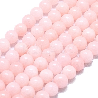 Natural Malaysia Jade Beads Strands G-L645-A01-6mm-14-1