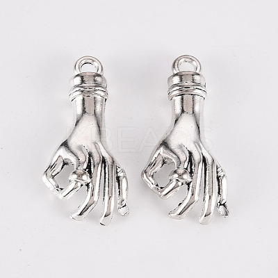 Tibetan Style Alloy Pendants LS-X-TIBE-N010-55AS-RS-1