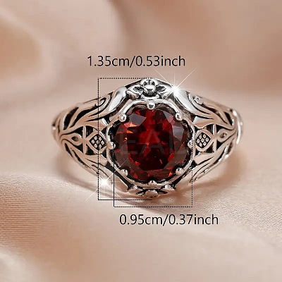 Alloy and Rhinestone Finger Rings for Women FS-WG94321-02-1