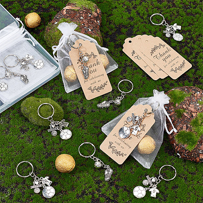 16Pcs 2 Style Sports Theme Keychain KEYC-GA0001-31-1
