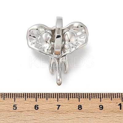 Brass Adjustable Open Cuff Rings for Women RJEW-R032-02P-1