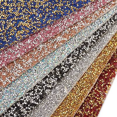 Hot Melting Glass Rhinestone Glue Sheets X-DIY-TAC0184-40J-1