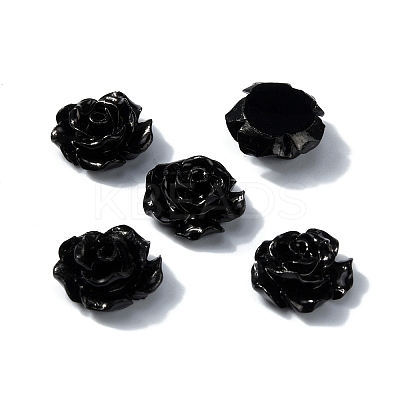 Opaque Resin Cabochons LS-CRES-WH0013-04A-1
