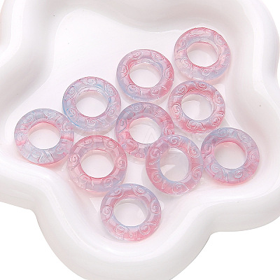 Handmade Lampwork Linking Rings PW-WG686EA-04-1