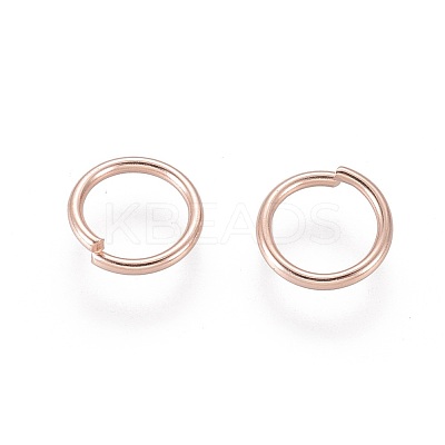 304 Stainless Steel Open Jump Rings STAS-O098-02RG-05-1