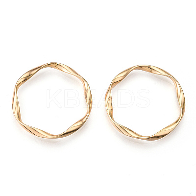 Brass Linking Rings KK-Q735-327G-1