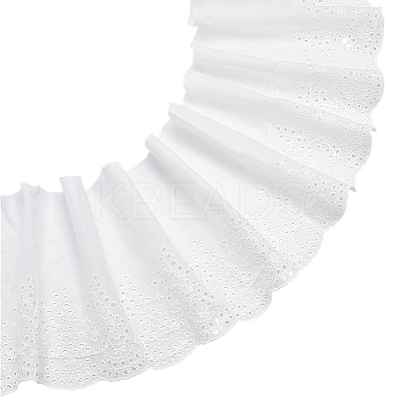 5 Yards Cotton Embroidery Flower Lace Ribbons OCOR-MA0001-29A-1