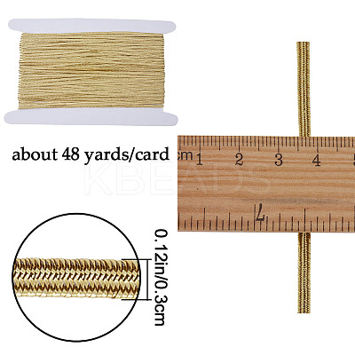 48 Yards Flat Nylon Elastic Cord/Band EC-GF0001-37B-1