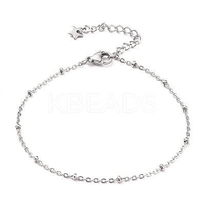 Tarnish Resistant 304 Stainless Steel Cable Chain BJEW-JB05632-01-1