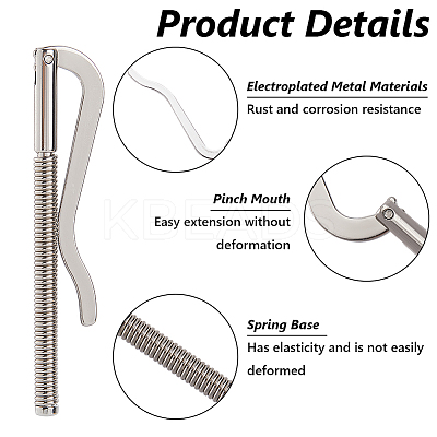 Zinc Alloy Wallet Spring Clip FIND-GF0007-43B-1