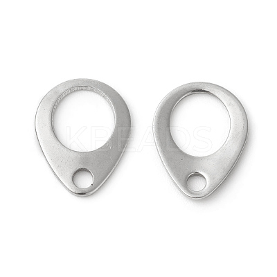 Non-Tarnish 201 Stainless Steel Chain Tabs X-STAS-F192-029P-1