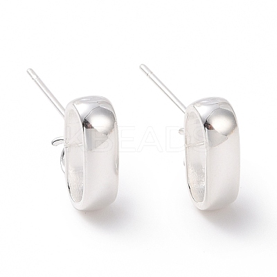 201 Stainless Steel Stud Earring Findings STAS-K241-23S-1