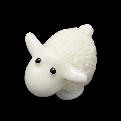 Sheep Resin Cabochons CRES-R183-36-1