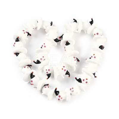 Handmade Lampwork Beads Strands LAMP-P066-05-1